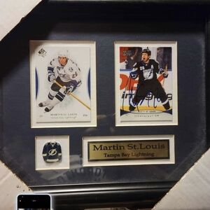 Tampa Bay Lightning Martin St. Louis Framed Memorabilia